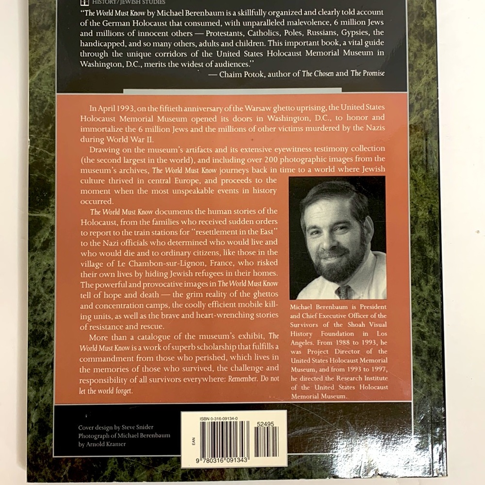 Book | The World Must Know The History Of The Holocaust As Told in The US Museum - Picture 4 of 11